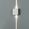 Lampada da parete a soppalco lmap a led quadrata argento di buona qualità Prezzo di fabbrica illuminazione interna moderna