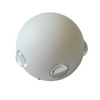 10W Lampada da parete per esterni a LED rotonda creativa Corridoio Lampada da parete luminosa a cinque lati