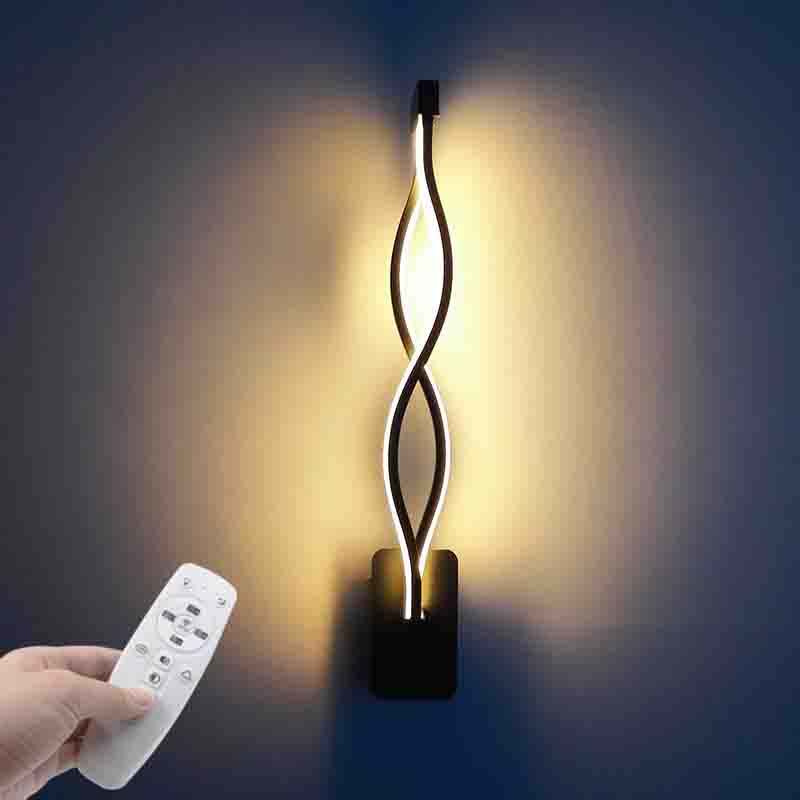 Novità 16W LED Applique da parete per interni 21W 2.4G Dimmerabile applique da parete con telecomando Lampada per scale