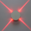 Lampada da parete a stella a croce a led quadrata da 12W, illuminazione per interni, luce calda, luce fredda, telecomando RGB