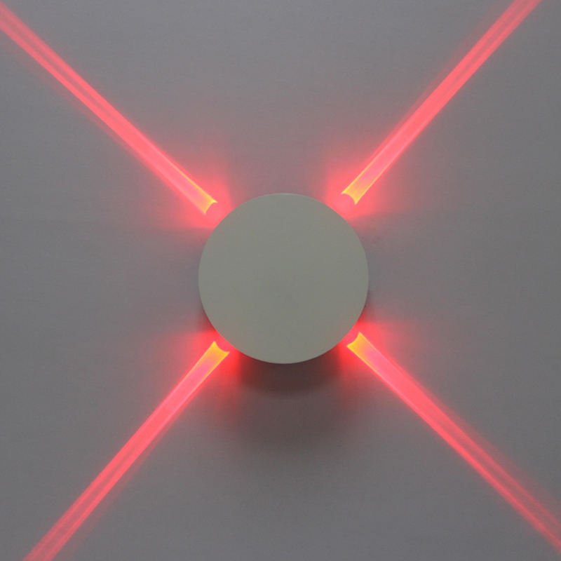 Lampada da parete a stella a croce a led quadrata da 12W, illuminazione per interni, luce calda, luce fredda, telecomando RGB