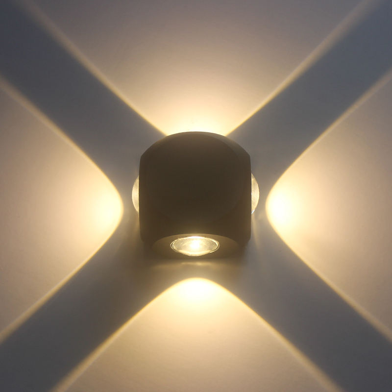 Lampada da parete a LED da 12W Lampada da parete per esterno impermeabile IP65 Portico Lampada da parete per balcone Lampada da parete per decorazione terrazza