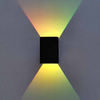 Alta qualità a basso prezzo 5W risparmio energetico decorazione interna RGB controller intelligente forma rettangolare staffa da parete lampada luce scale