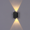 Lampada da parete nordica a led in alluminio da esterno per interni ip66 up down bianco nero moderno per scale domestiche camera da letto comodino luce bagno