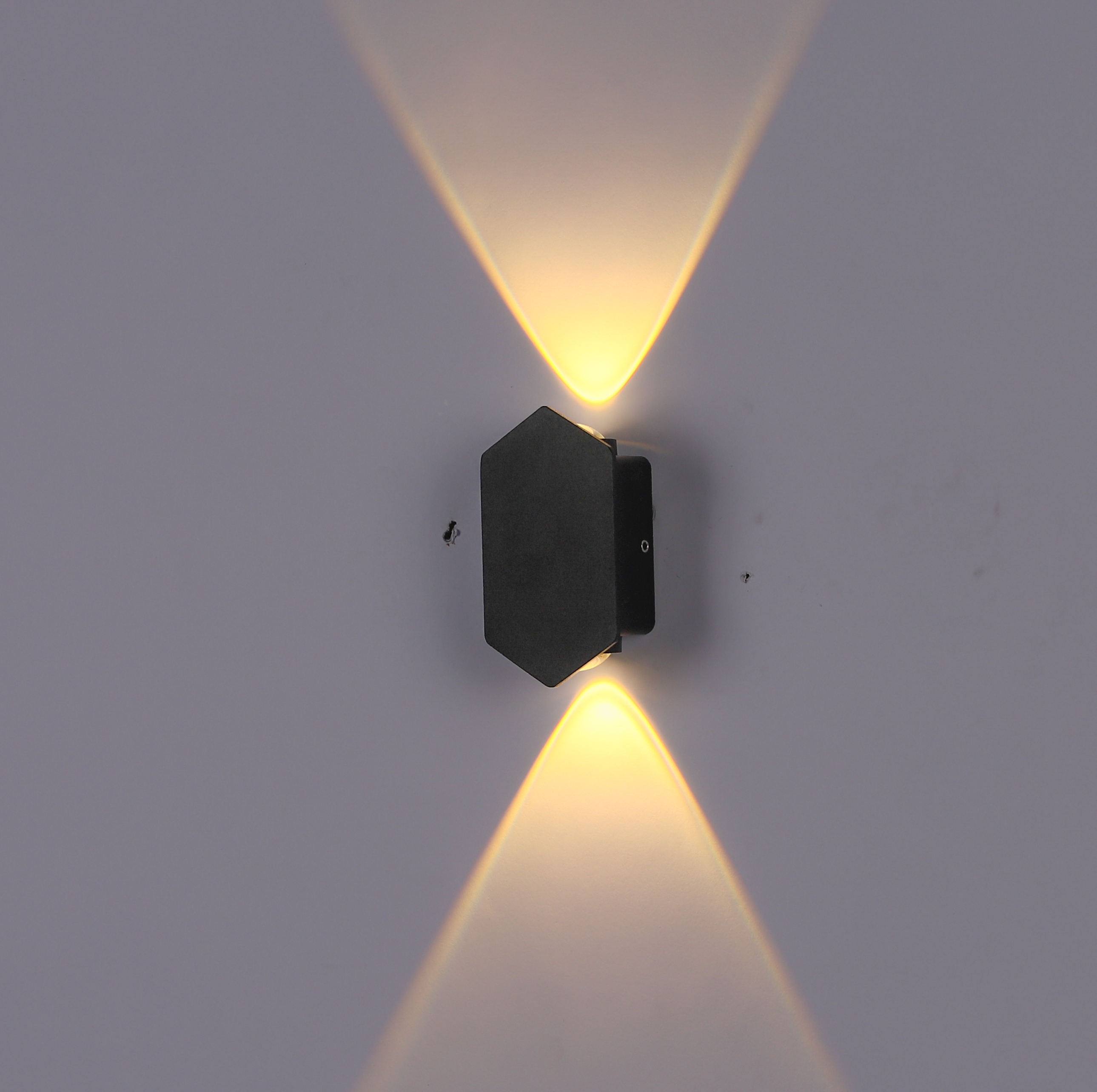 Lampada da parete nordica a led in alluminio da esterno per interni ip66 up down bianco nero moderno per scale domestiche camera da letto comodino luce bagno