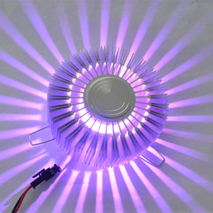 Apparecchio ad alta luminosità da 3W Design moderno Applique da parete a LED Hotel Bar KTV Plafoniera Applique da parete a Led Lampada da interno Lampada da girasole
