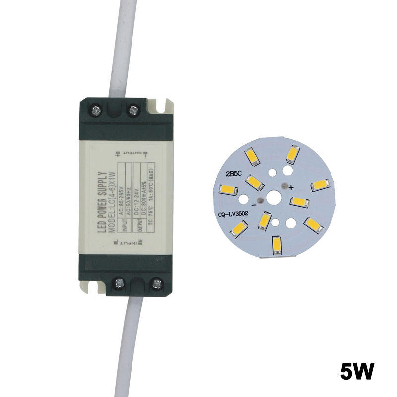 SMD5730 Chip a diodi emettitori di luce + alimentatore LED con guscio in plastica per plafoniera a LED