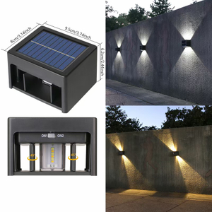 Lampada solare ad angolo regolabile applique da parete applique da parete a led applique da parete a led lampade solari da esterno a led lampade solari da esterno a luce solare a led