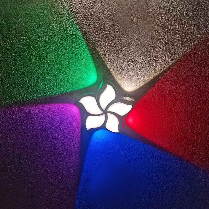 10W 12W Lampada da parete a fiore Lampada da parete a led per esterni Lampada da parete per esterni Illuminazione a led Applique da parete a led Lampada da parete a led moderna per esterni Applique da parete a led Luci Lampada da parete di loto