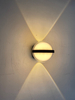 Lampada da parete a sfera di cristallo Lampada da parete a led Lampada da parete trasparente Lampada da parete su e giù Lampada da parete per esterni Applique da parete moderna per esterni Applique da esterno Lowes
