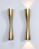 Groothandel Mode Decorate Indoor Zwart Goud Alluminio Acryl Ijzer Woonkamer LED Moderne Wandlamp
