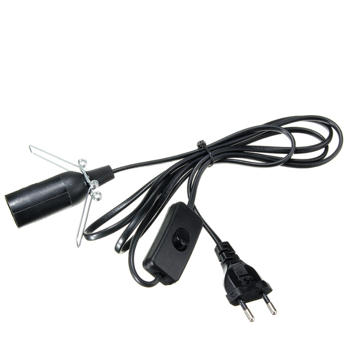 Basi per lampade E14 Lampade a sospensione Cavo di alimentazione da 1,8 m Cavo spina EU / USA Adattatore per lampada a sospensione con cavo interruttore per sospensione Presa E27 Hold