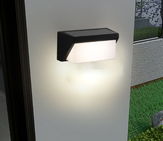 Lampada da parete solare lampada da cortile per esterni impermeabile per uso domestico esterno super luminosovilla lampada da tavolo a led vendite dirette in fabbrica
