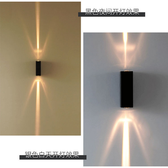 2023 Nuova lampada da parete a LED Illuminazione da parete per corridoio impermeabile per esterni 6W Illuminazione per esterni in alluminio