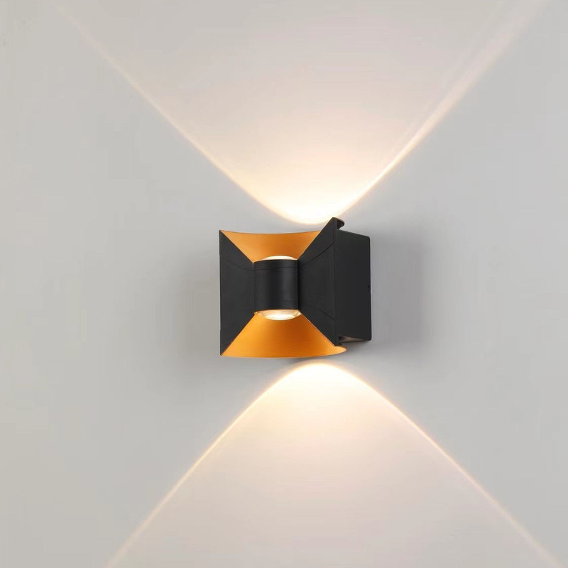 IP65 applique da parete a LED in alluminio RGB per esterni impermeabile recinzione da giardino lampada da parete per interni moda per camera da letto comodino soggiorno scale