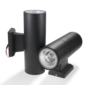6W COB Up Down Lampada da parete a led per esterni a doppia testa Lampada da parete a cilindro Lampada da balcone per interni Lampada da portico IP65 impermeabile
