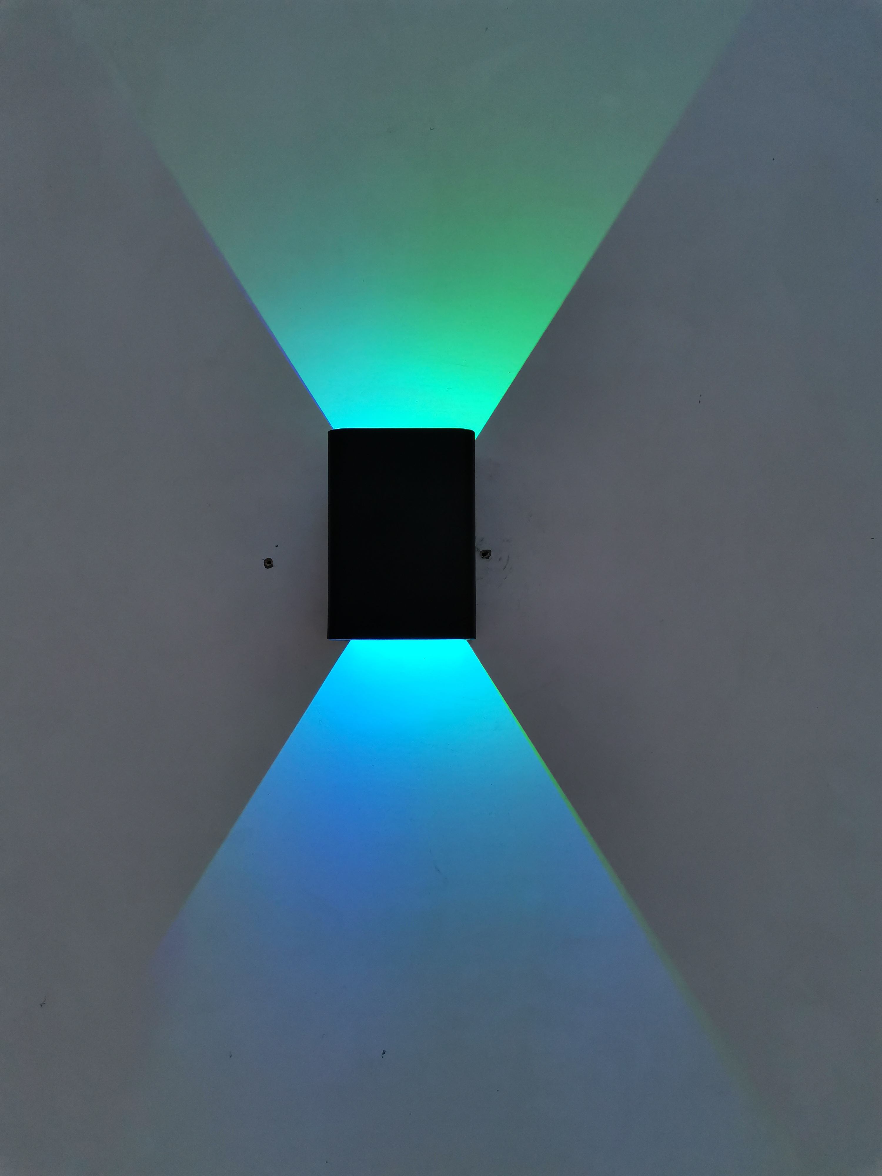 5W luce decorativa a led moderna nuova piccola lampada da parete in ceramica lampade da comodino per interni luce notturna RGB con telecomando
