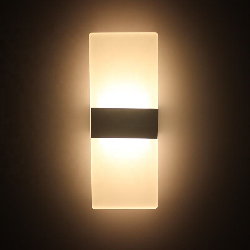 Nuova applique da parete in acrilico per tasti di pianoforte applique da parete per soggiorno, bagno, camera da letto, luce, apparecchio, 85-265 V, luce notturna