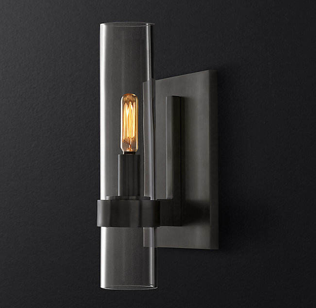 Lampada da parete semplice americana di design post moderno Lampada da parete di fondo del soggiorno della camera da letto della personalità nordica del modello della candela