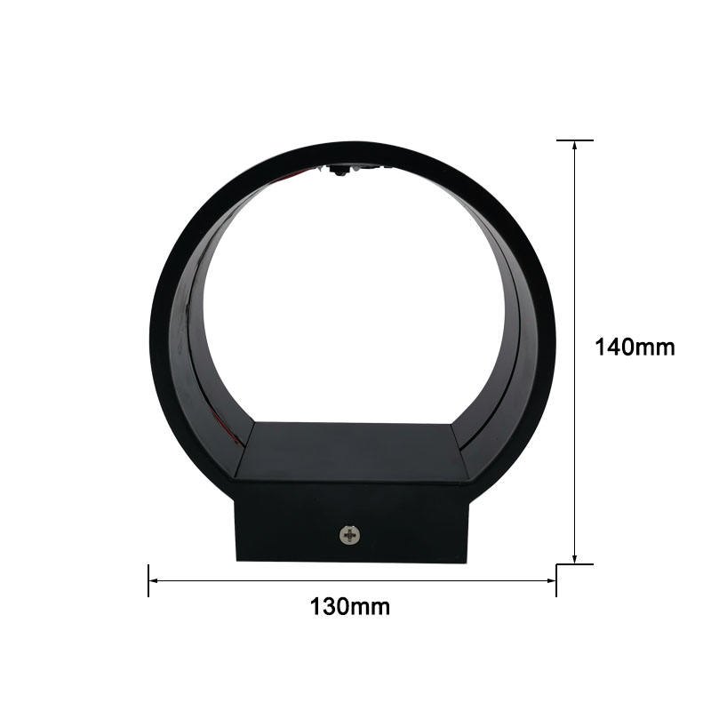 5W AC85-265V Lampada da parete a cerchio per interni RGB con controller per la decorazione di interni Illumina le luci