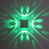 2023 Lampada a LED RGB di alta qualità Lampada da parete a farfalla a quattro lati e luce notturna per interni con prezzo di fabbrica