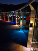 LED Solar Powered Charge Light Outdoor Up Down Illuminazione impermeabile Lampade da parete Decorazione da giardino Recinzione Paesaggio IP65 ABS