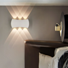Lampada da parete ad arco a doppia testa per esterni a LED su e giù per scale Corridoio Corridoio Balcone Lampada da parete per esterni impermeabile
