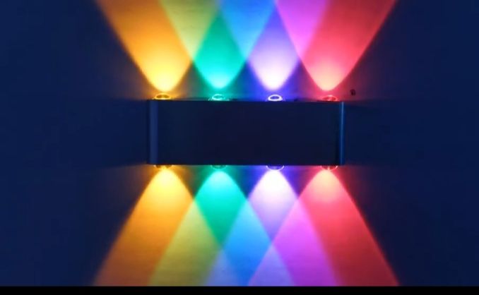 Lampada da incasso in alluminio per gradini Lampada da parete per scale a led 3w Lampada da interno nera corpo luminoso bianco Alimentazione Articolo Chip di illuminazione