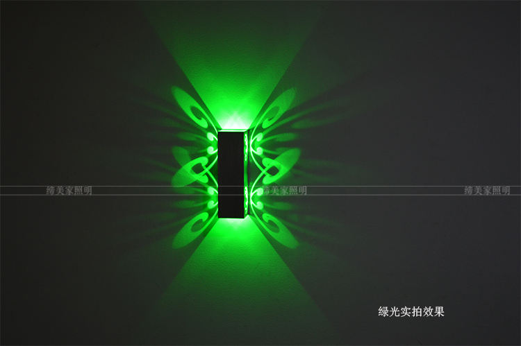 Fokison (componenti elettronici) Lampada da parete a LED colorata quadrata per lampada Per luci a led per la casa