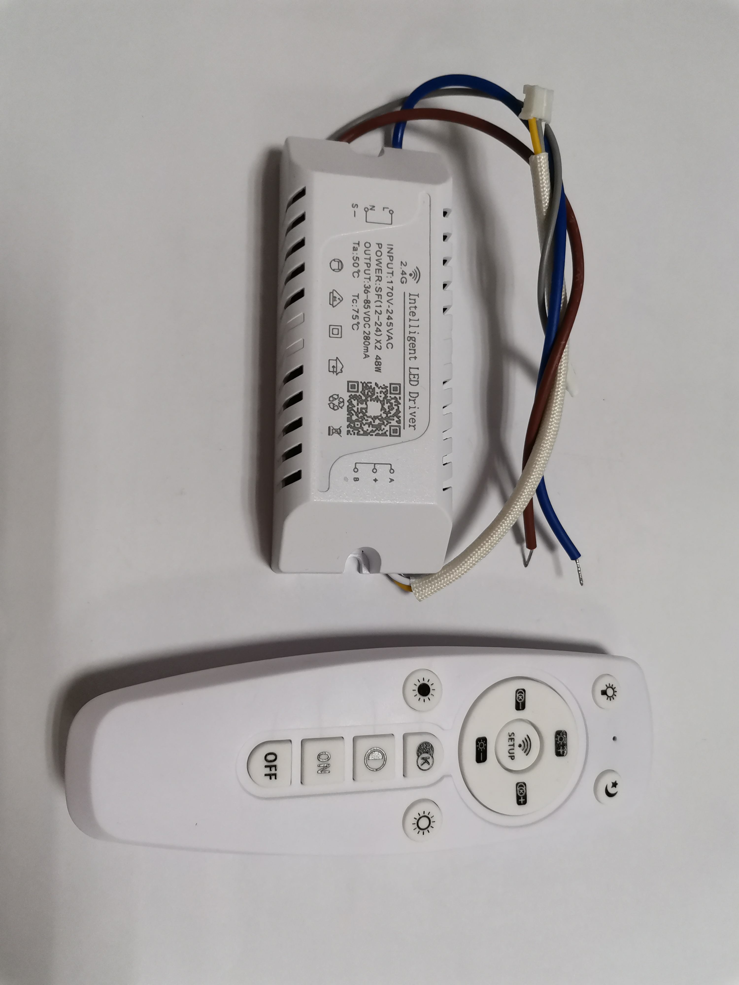 Tuya APP Gateway compatibile Zigbee Smart Dip Dimming Power Driver 2.4G controllo app e controller