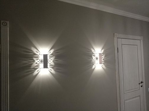Lampada a led decorativa doppia applique da parete a farfalla e luce notturna per interni