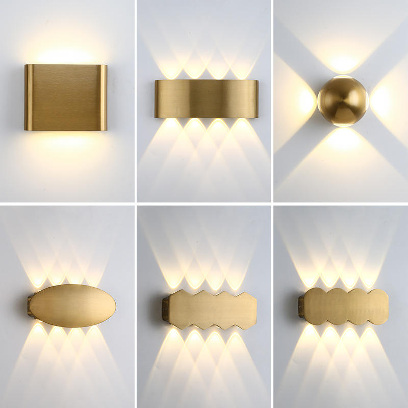 Lampada da parete a LED IP65 Illuminazione da esterno impermeabile da giardino Alluminio AC86-265 Applique da parete per interni camera da letto soggiorno scale vintage