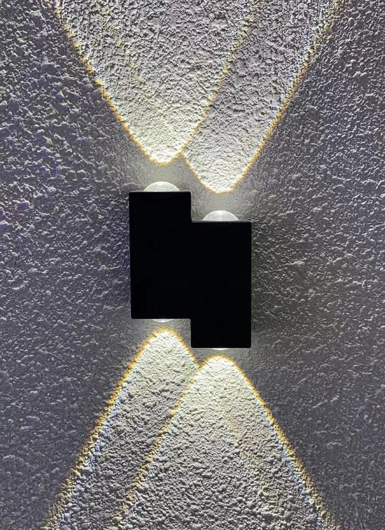 Lampada da parete per scale impermeabile a luce decorativa a LED e moderna luce notturna per esterni