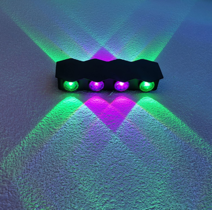 Lampada da parete di personalità nordica Semplice soggiorno a led Sfondo Lampada da parete rotonda Lampada da parete per hotel Illuminazione a forma di diamante