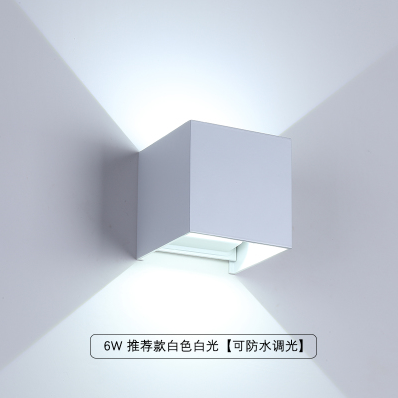 Sensore di movimento a cubo Lampada da parete a LED di alta qualità regolabile per esterni ip65 impermeabile per soggiorno interno