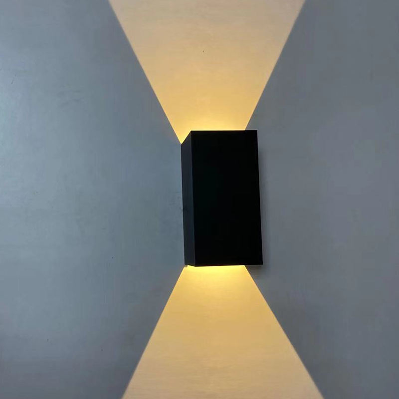 12W impermeabile applique da parete esterna a parete lampada da parete a LED per la casa luci in alluminio leggero