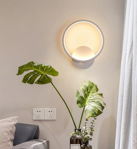 LED Nordic soggiorno camera da letto comodino lampada da parete portico corridoio ristorante tromba delle scale lampada da parete balcone lampade salone di bellezza