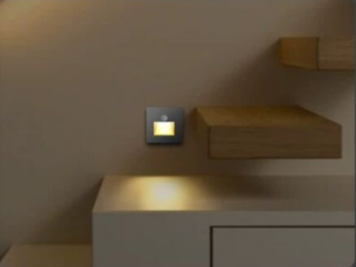 Luce notturna a LED Tipo 86 lampada da terra con rilevamento della luce incorporata Lampada per scale a LED Lampada da palcoscenico per illuminazione notturna per directory di fabbrica notturna