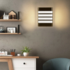 Lampade da parete a LED moderne e minimaliste a forma di rettangolo Lampade da parete per interni in stile nordico Luci per soggiorno AC85-265V Illuminazione semplice