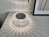 Lampada di cristallo rosa Ricarica USB Regalo di compleanno Luci notturne fantasia Lampada da tavolo dimmerabile Lampada da parete intelligente Induzione del corpo umano