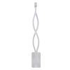 Decorazione moderna per la casa Lampada da parete a forma di onda in alluminio Up Down LED Applique da parete a LED per interni Holiday Garland Light