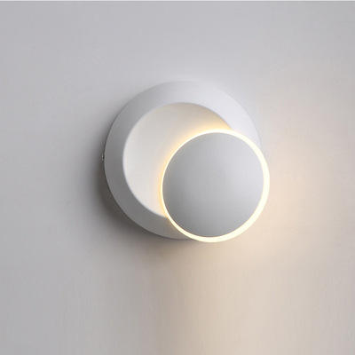 Lampada da parete a LED Lampada girevole a 360 gradi nel punto a parete per scale Camera da letto Lampada da parete per soggiorno luce di fantasia per la casa