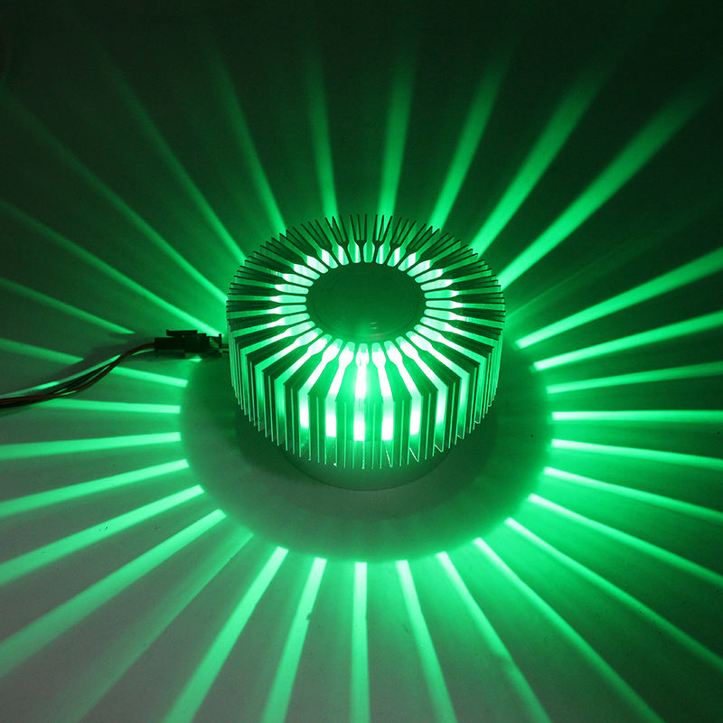 Illuminazione per interni Lampada da parete a forma di girasole RGB Lampada da parete decorativa a parete per interni domestici Lampada da parete a LED per scale a luce RGB