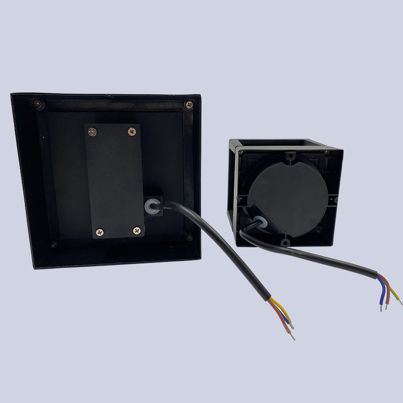 2023 Nuova lampada da parete intelligente Tuya App LED Cubo intelligente IP65 Lampada da parete decorativa alla moda colorata impermeabile