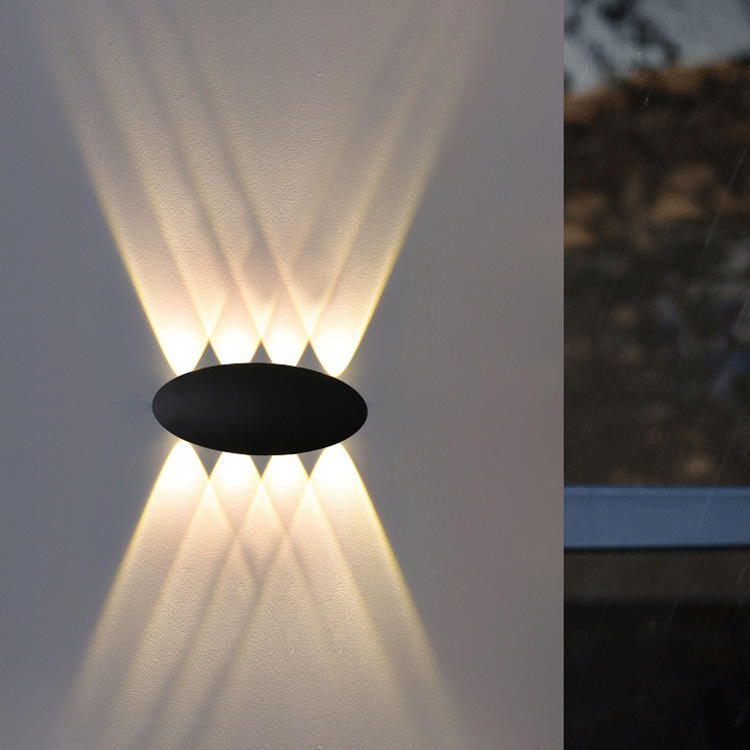 Lampada da parete a led per soffitto di alta qualità con luce solare da esterno di fabbrica rotonda cinese per illuminazione di sicurezza al 100%.