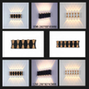 Moderna applique da parete a LED impermeabile IP65 Up Down 8W Illuminazione per esterni Home Hotel Negozio Corridoio Portico Sconce Lampade da parete AC 220V 110V