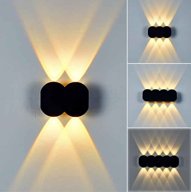 Outdoor IP65 Moderna applique da parete impermeabile Decorazione balcone da giardino Illuminazione per esterni Cortile Street Street