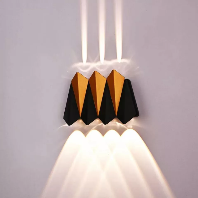 Applique da parete moderna per portico Applique da interni in alluminio Illuminazione interna Lampada da parete su e giù Lampada da parete a led da giardino impermeabile per esterni