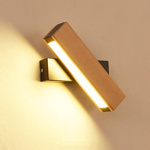 Lampada da parete per interni marrone Lampada da parete orientabile Lampada da interno a LED Lampada da parete rotativa a 330 gradi Lampada da parete a led per interni Luci a led per interni
