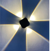 Applique da esterno impermeabile IP65 4W LED Applique da parete in alluminio Applique da parete da giardino a LED